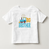 Big Brother Train Shirt leuke aankondiging blauw (Voorkant)
