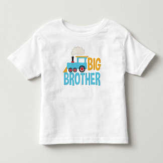 Big Brother Train Shirt leuke aankondiging blauw