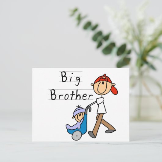 Big Brother Tshirts en cadeaus voor het vervoer Briefkaart (Staand voorkant)