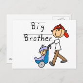 Big Brother Tshirts en cadeaus voor het vervoer Briefkaart (Voorkant / Achterkant)