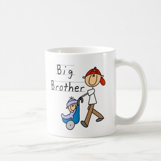 Big Brother Tshirts en cadeaus voor het vervoer Koffiemok (Rechts)