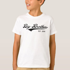 Big Brother Tshirts (Est/Sinds Jaar gepersonalisee