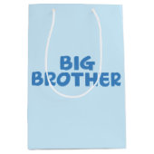Big Brother Typografie Moderne tekst Medium Cadeauzakje (Voorkant)