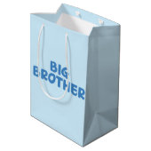 Big Brother Typografie Moderne tekst Medium Cadeauzakje (Achterkant Gekanteld)