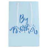 Big Brother Typografie Moderne tekst Medium Cadeauzakje (Achterkant)