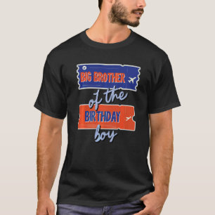 Big Brother van Birthday Boy Travel Theme Matching T-shirt