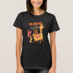 Big Brother van Birthday Girl Llama Theme Matching T-shirt<br><div class="desc">Grote broer van verjaardag meisje lama thema matching familie.</div>