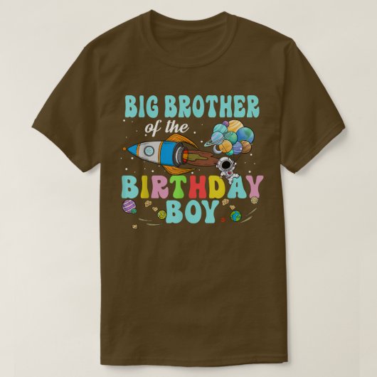 Big Brother van de Astronaut Boy Space Pa T-shirt (Design voorkant)
