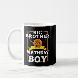 Big Brother van de Birthday Baller Basketball Bday Koffiemok