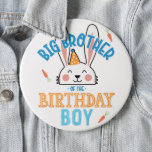 Big Brother van de Birthday Boy Rabbit Button |<br><div class="desc">Het is een kleine baby badge. Perfect elke gelegenheid zoals: vaderdag cadeau, cadeau voor mannen, Valentijnsdag cadeau voor vader, cadeau voor vrouwen, cadeau voor vriendje, verjaardagscadeau voor haar, kerstcadeau, verjaardagsgeschenken, cadeaus voor vrouwen, broedergeschenken, cadeau voor moeder, cadeau voor beste vriendenknapjes voor mannen, cadeaus voor de vrouw, cadeaus voor de man,...</div>