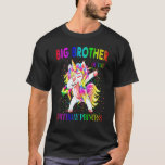 Big Brother van de Birthday prinses Dabbing Unico T-shirt<br><div class="desc">Big Brother van de Birthday prinses Dabbing Unicorn Girl.</div>