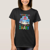Big Brother van de Birthday Shark Birthday Familie T-shirt (Voorkant)