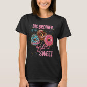 Big Brother van de liefste vijftigste donut bday p T-shirt (Voorkant)