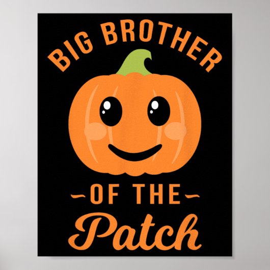 Big Brother van de pleister - pompoenfamilie Halow Poster (Voorkant)