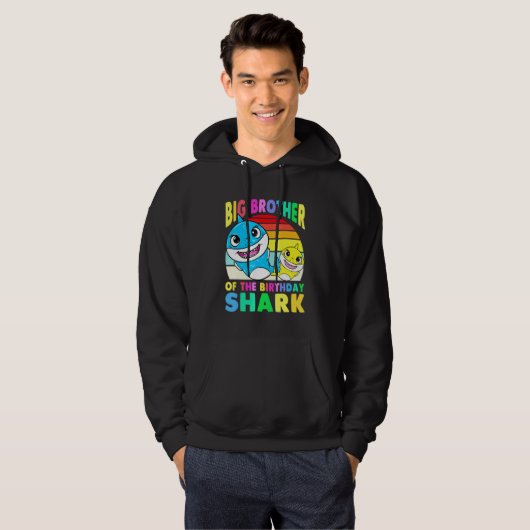 Big Brother van de vogelhaai Bro Matching Fam Hoodie (Voorkant volledig)