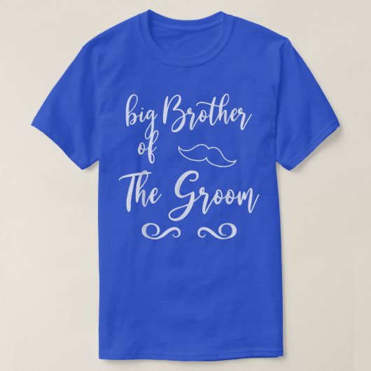 Big Brother van Groom & Bride Wedding Matching T-shirt (Design voorkant)