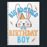 Big Brother van het 'Birthday Boy Rabbit' Notitieb Notitieboek<br><div class="desc">De fonteinen van dit document zijn vriendelijk en kunnen zelfs waterverven nemen. Die momenten gingen voor onszelf,  waar je zit met een kopje thee,  een nieuw notitieboek en je favoriete pen. Het gevoel dat je van gedachten kunt ontdoen op lege pagina's en jezelf kunt vinden</div>