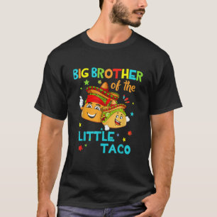 Big Brother van Little Taco Verjaardag Familie Shi T-shirt