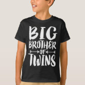Big Brother van tweelingen oudere Brother Gift T-S T-shirt (Voorkant)