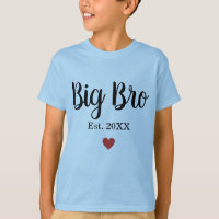 Big Brother Vastgesteld Jaar Little Heart Custom