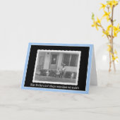 Big Brother Verjaardag Kaart (Gele Bloem)