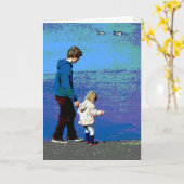 Big Brother verjaardag Kaart (Gele Bloem)