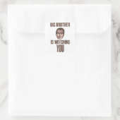 BIG BROTHER VIERKANTE STICKER (Tas)