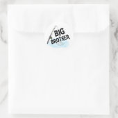 Big Brother Vist T-shirts en geschenken Ronde Sticker (Tas)