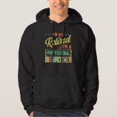 Big Brother voor mannen in ruste Hoodie (Voorkant)