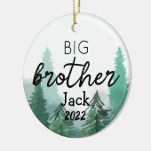 Big Brother Waterverf Treedt keramisch sieraad Keramisch Ornament (Links)