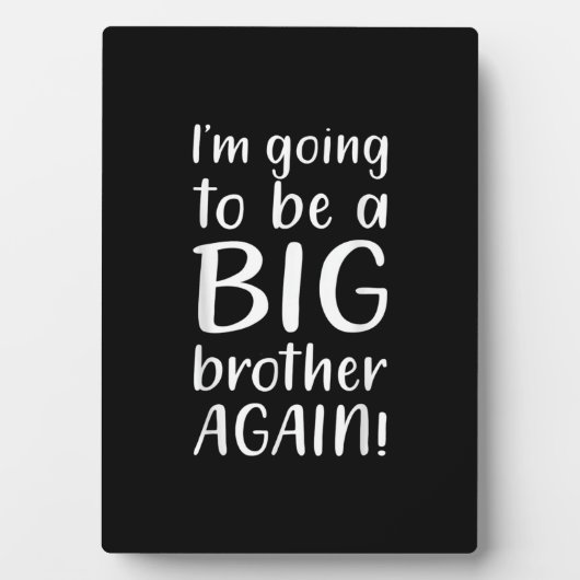 Big Brother weer aankondigen Gift Brother Fotoplaat (voorkant)