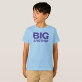Big Brother Woorden op een jongen T-shirt (Voorkant volledig)
