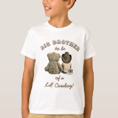 Big Brother wordt lid van Lil' Cowboy & Teddy Bear T-shirt (Voorkant)