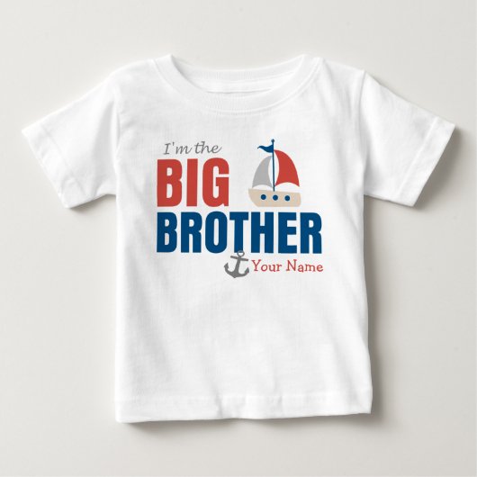 Big Brother zeilboot gepersonaliseerd (Voorkant)