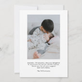 Big Brother Zus Geboorte Aankondiging 2 Foto (Achterkant)