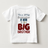 Big Brother zwangerschapsaankondiging Shirt (Achterkant)