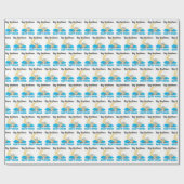 Big Brothers Geef de Beste Knuffels - Bunny Moon Cadeaupapier (Vlak)