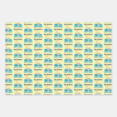 Big Brothers Geef de Beste Knuffels - Bunny Moon Inpakpapier Vel (Voorkant 2)