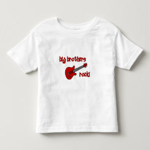Big Brothers Rock! met gitaar Kinder Shirts