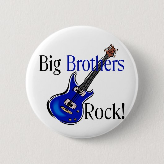 Big Brothers ROCK! Ronde Button 5,7 Cm (Voorkant)