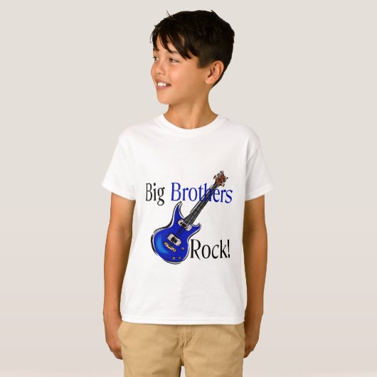 Big Brothers ROCK! T-shirt (Voorkant volledig)