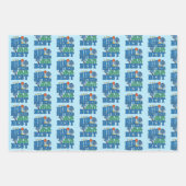 Big Brothers zijn de beste Berry - Blueberry Pun Inpakpapier Vel (Voorkant)