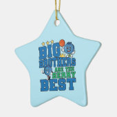 Big Brothers zijn de beste Berry - Blueberry Pun Keramisch Ornament (Links)