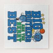 Big Brothers zijn de beste Berry - Blueberry Pun Legpuzzel (Horizontaal)