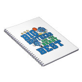 Big Brothers zijn de beste Berry - Blueberry Pun Notitieboek (Rechterzijde)