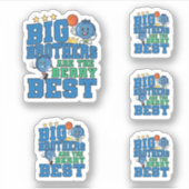 Big Brothers zijn de beste Berry - Blueberry Pun Sticker (Voorkant)