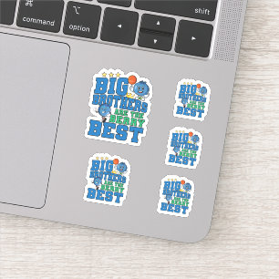 Big Brothers zijn de beste Berry - Blueberry Pun Sticker