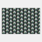 Big Brothers zijn Snow Much Fun - Holiday Snowman Inpakpapier Vel (Voorkant 2)