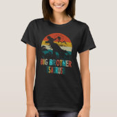Big Brothersaurus Rex Dinosaur Big Brother Saurus T-shirt (Voorkant)