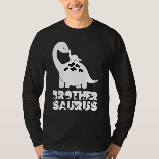 Big Brothersaurus Rex Little Brother Saurus Bro Di T-shirt (Voorkant)